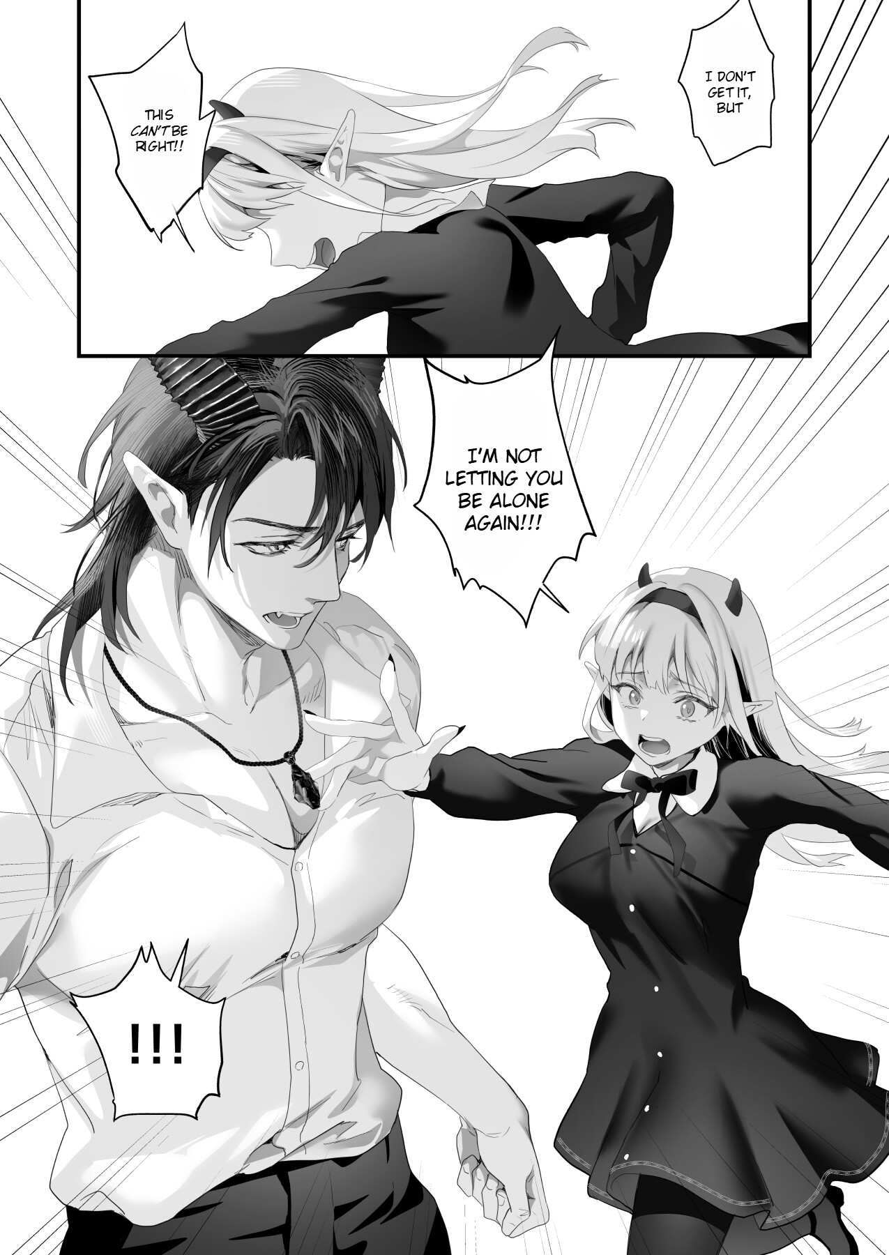 Hentai Manga Comic-A mysterious exorcist falls in love with a reincarnated succubus and risks his life-Read-159